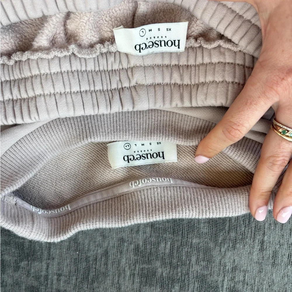 House of CB Beige Lounge Sweat Set - Picture 3 of 3